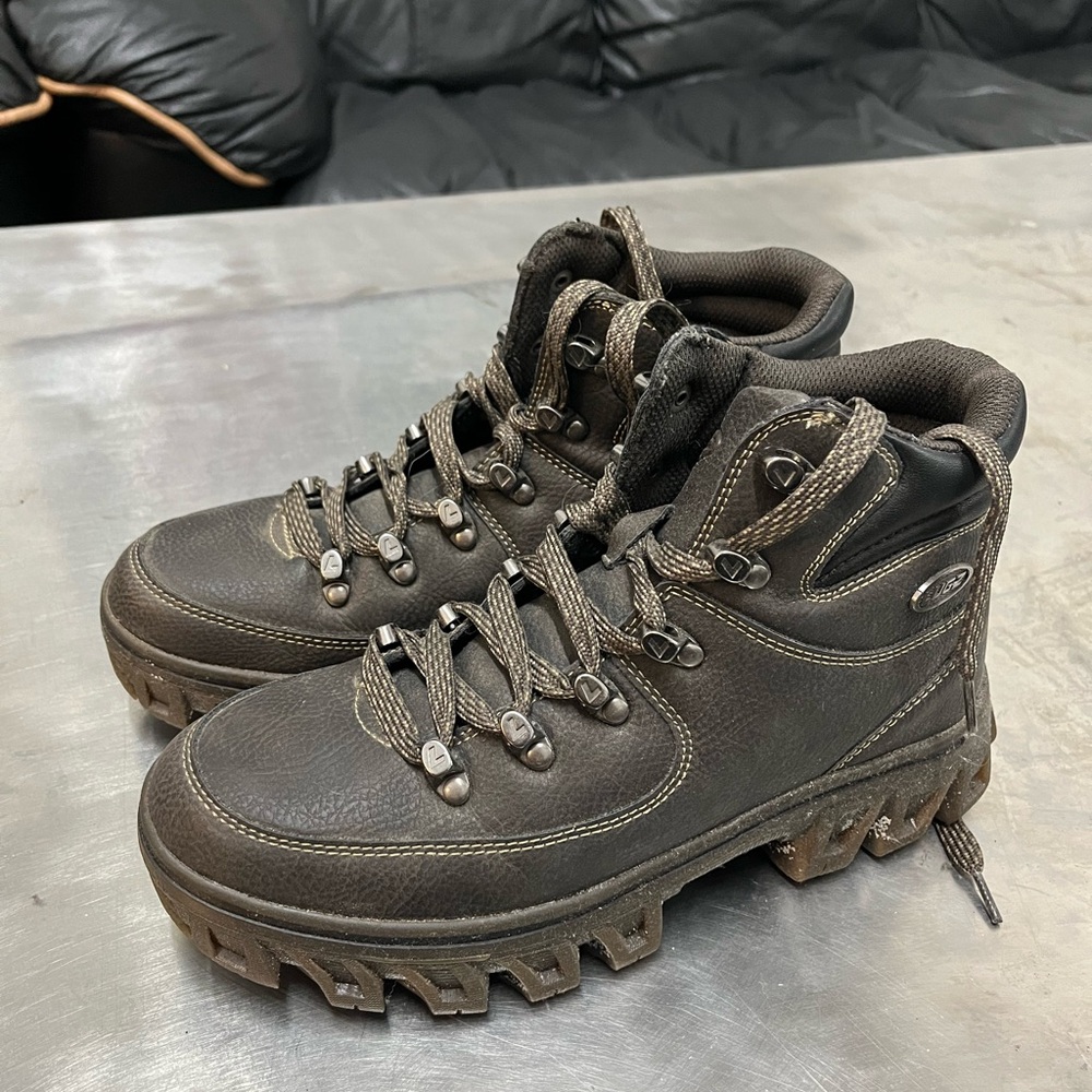 Lugz Men's Dark Brown Rugged Chukka Hiking Boots